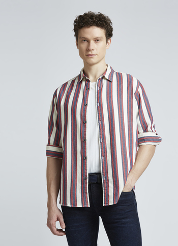 Red Stripes Full Sleeve Shirt