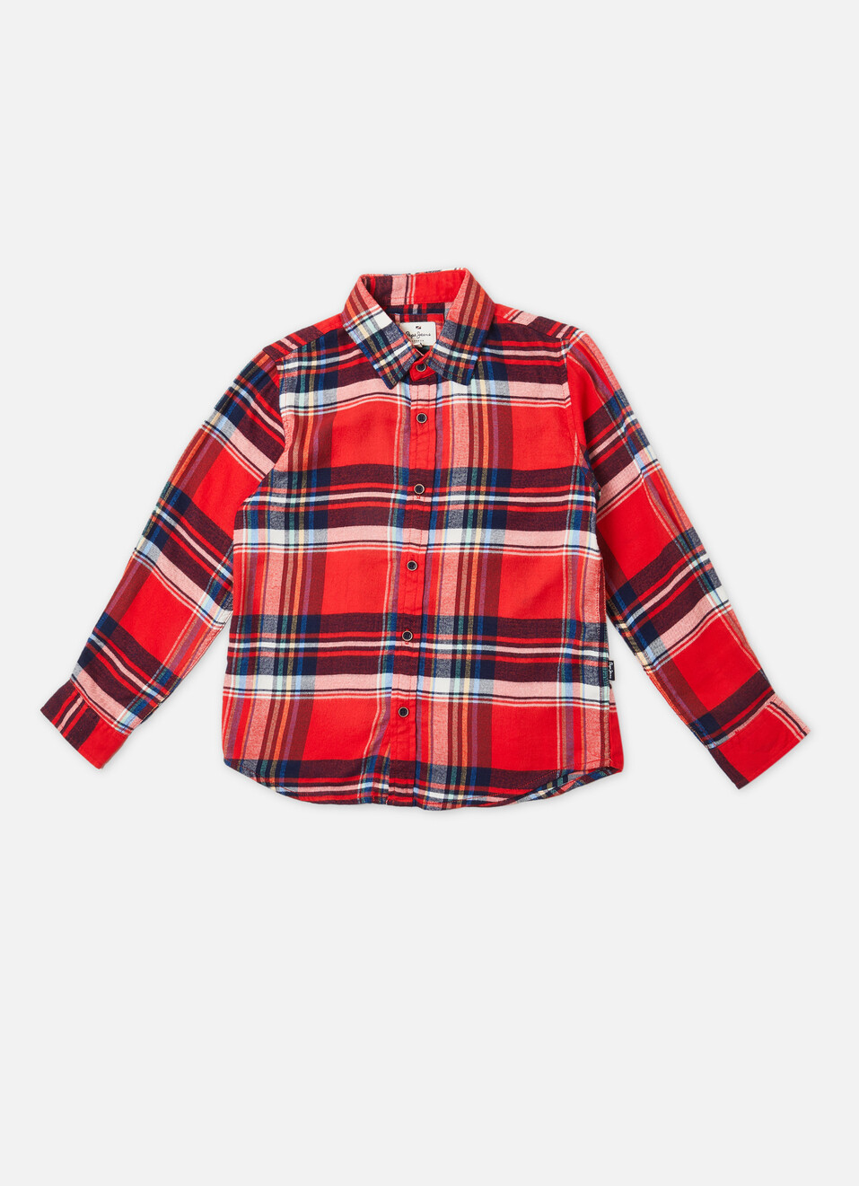 Boys Red Check Full Sleeve Shirt, , large image number 0