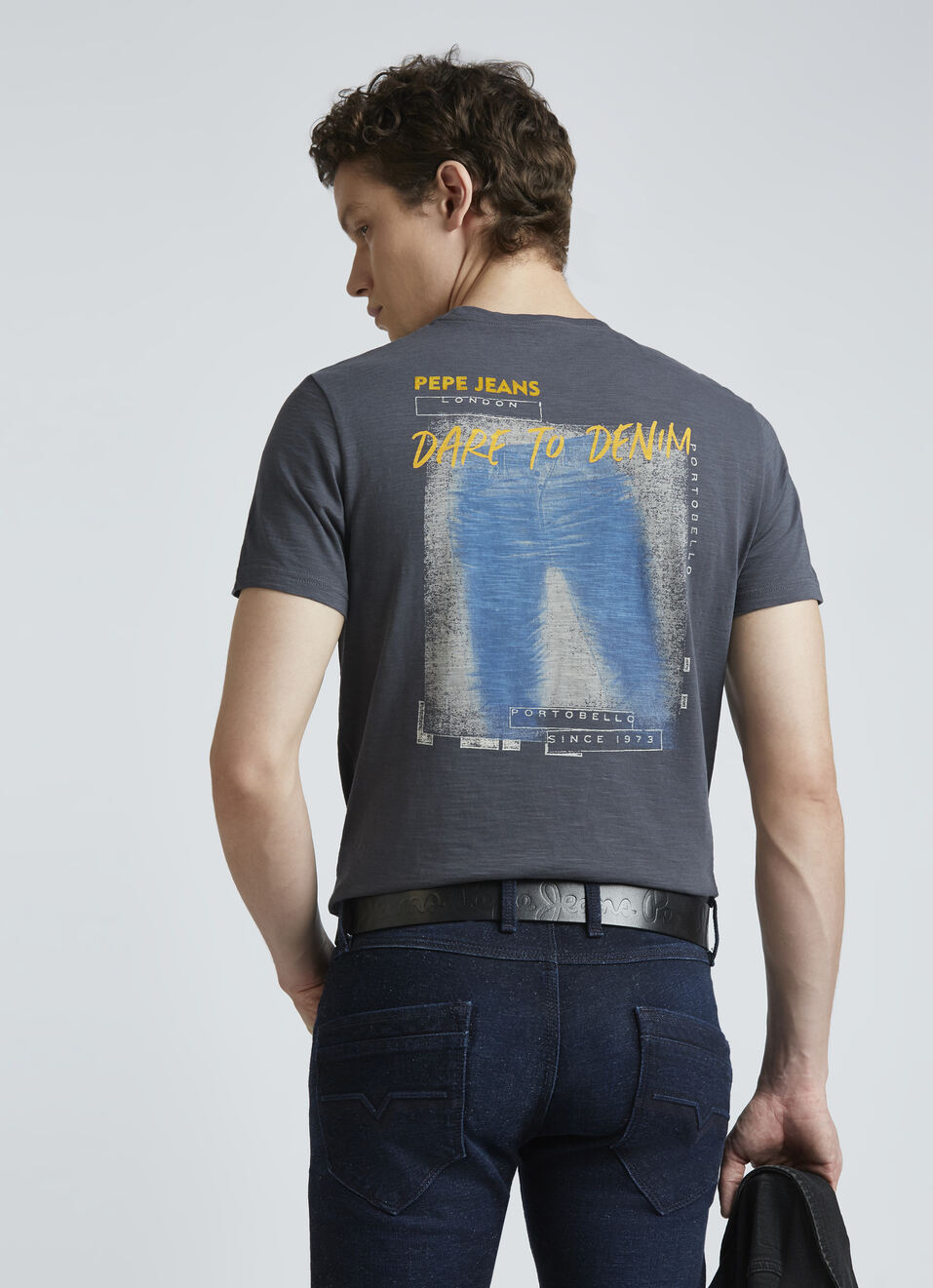 Grey Graphic Print Short Sleeve T-shirt, , large image number 0