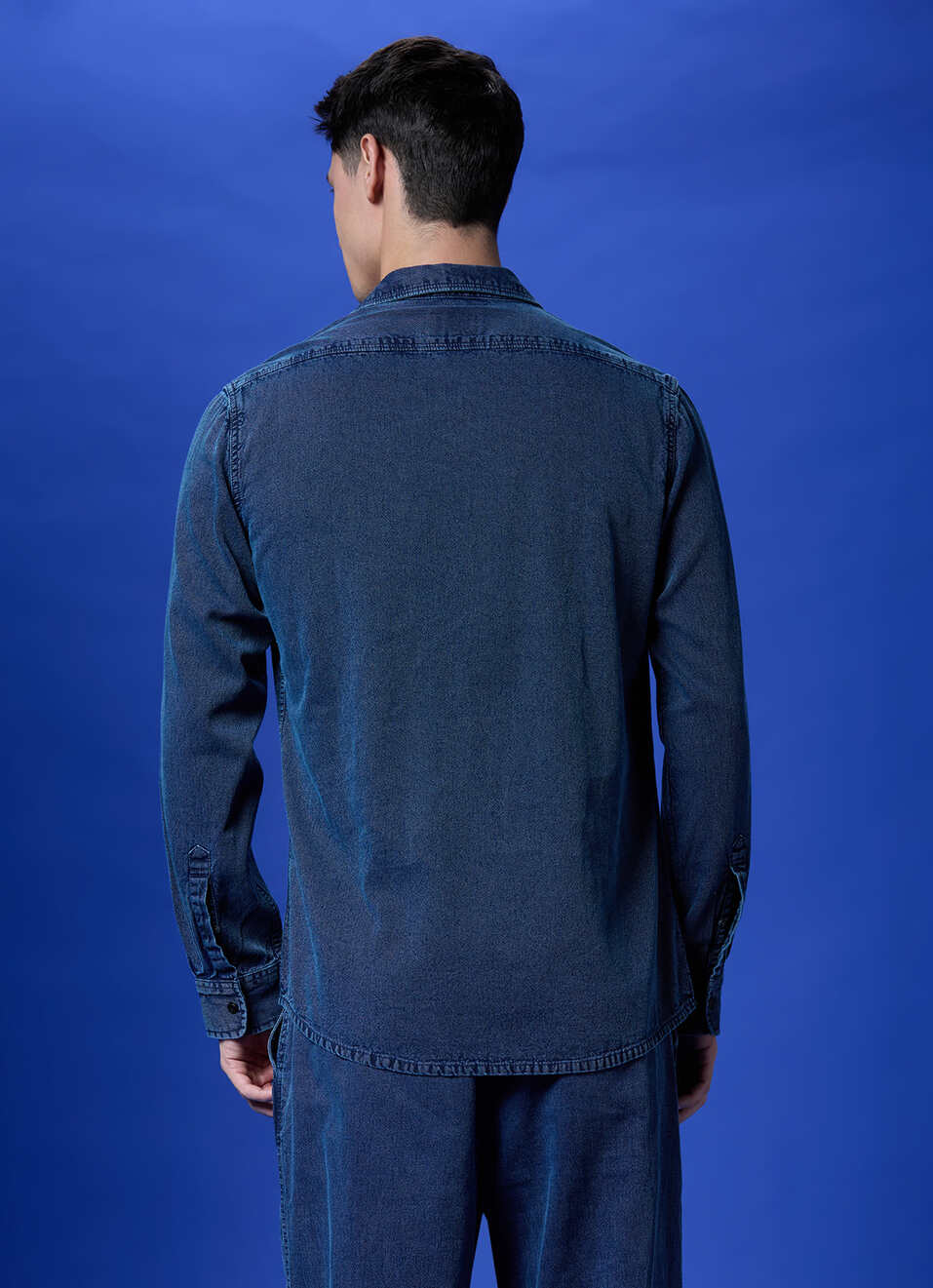 Blue Full Sleeve Shirt, , large image number 2