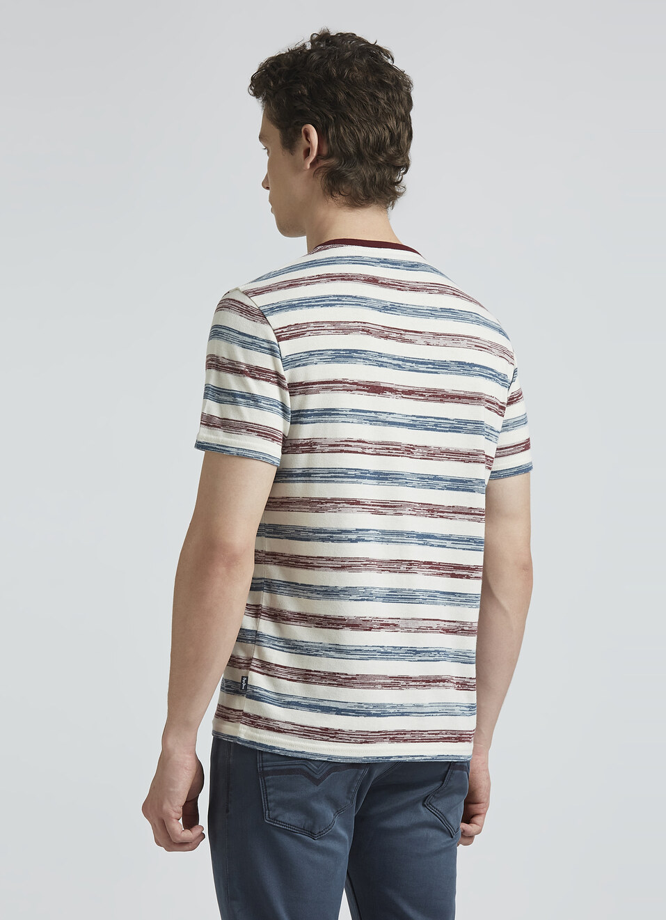 Green Stripes Short Sleeve T-shirt, , large image number 2