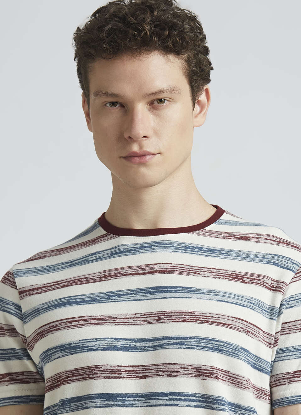 Green Stripes Short Sleeve T-shirt, , large image number 4