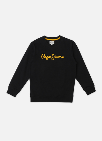 Boys Black Full Sleeve Sweatshirt