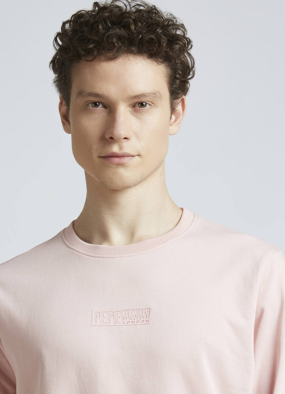 Pink Crew Neck Full Sleeve Sweatshirt, , large image number 4