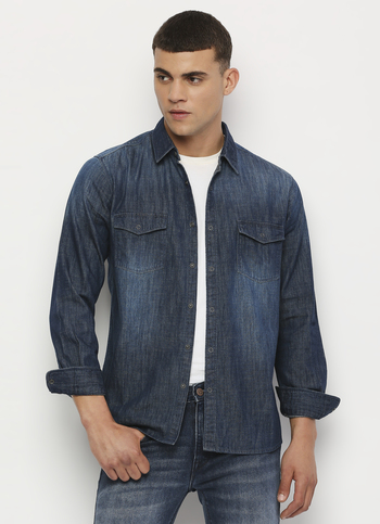 Blue Full Sleeve Denim Shirt