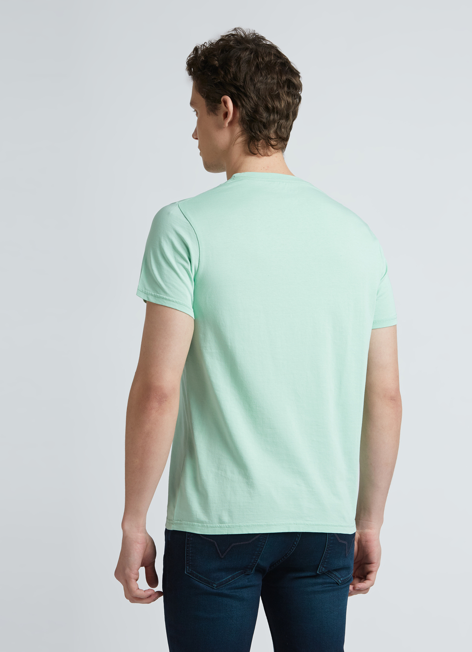 Green Graphic Print Short Sleeve T-shirt, , large image number 2