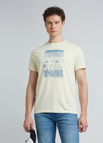 White Graphic Print Short Sleeve T-shirt