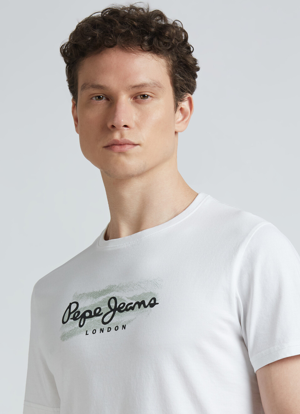 White Graphic Print Short Sleeve T-shirt, , large image number 4