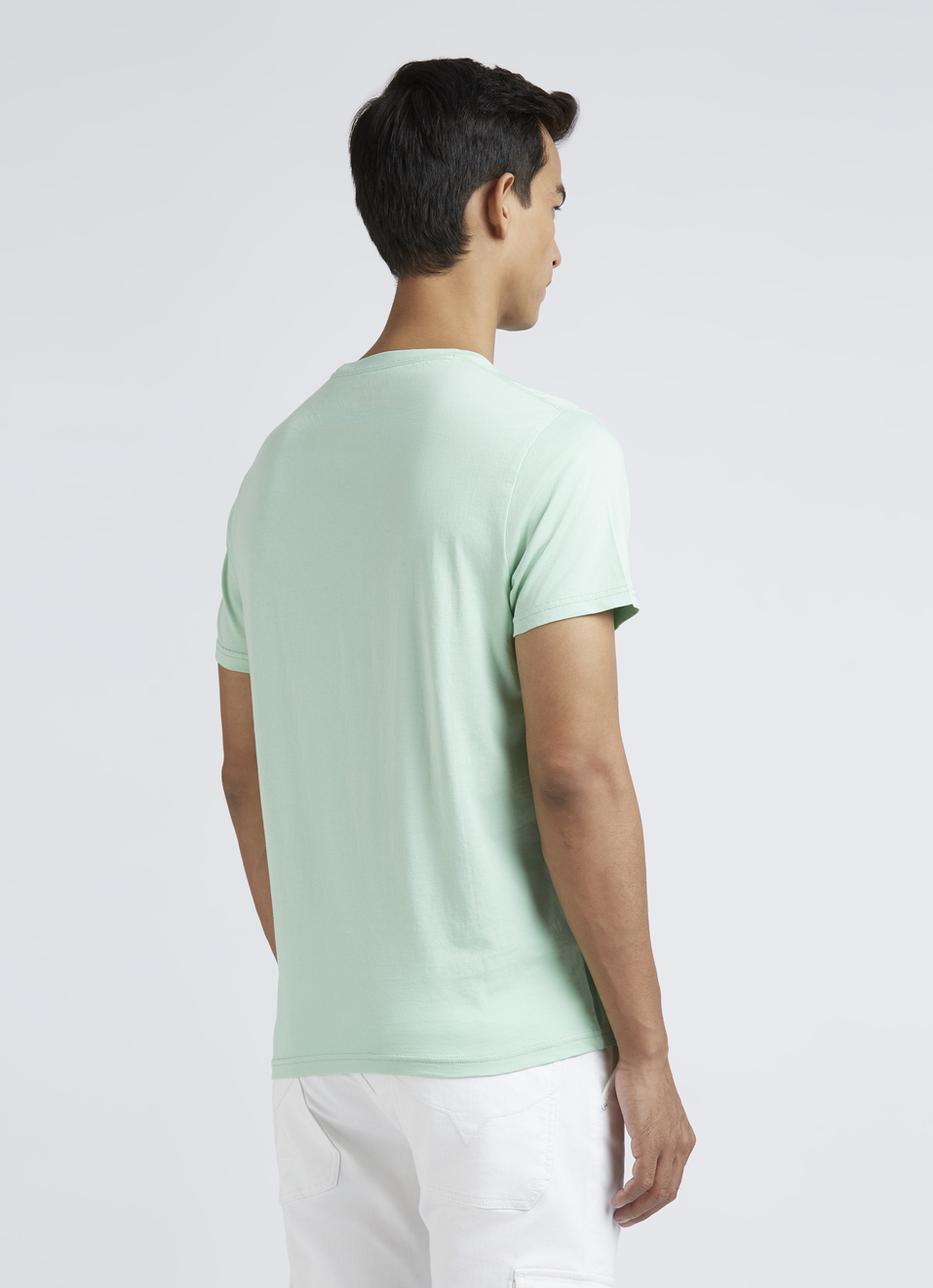 Light Green Graphic Print Short Sleeve T-shirt, , large image number 2