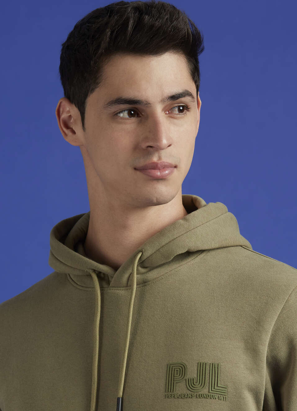 Green Full Sleeve Hooded Sweatshirt, , large image number 4