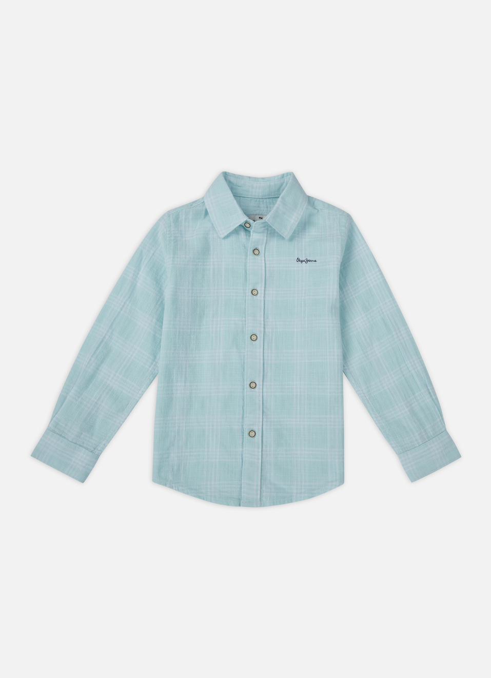 Boys Blue Check Full Sleeve Shirt, , large image number 0