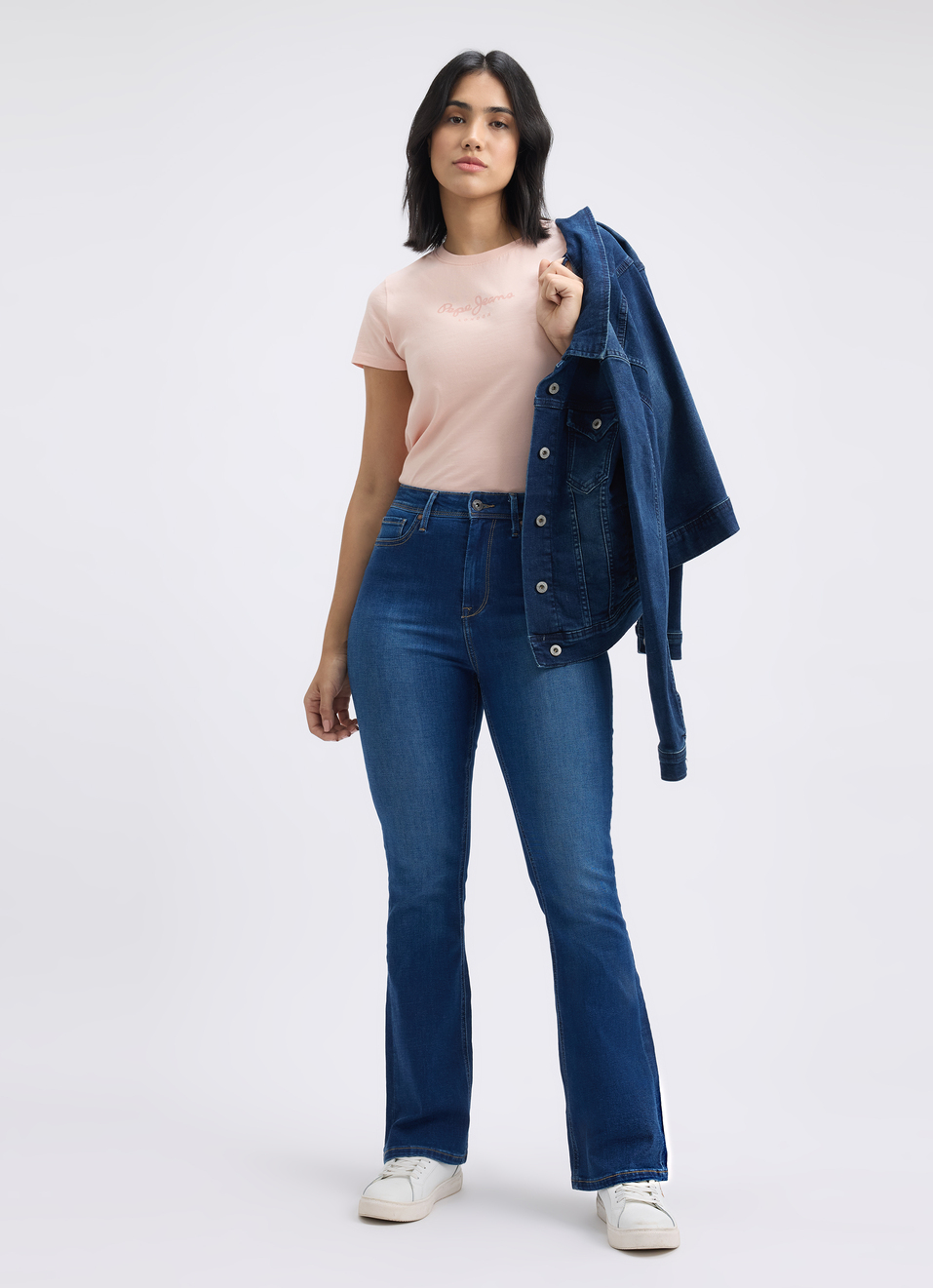 Women Peach Graphic Print Short Sleeve T-shirt, , large image number 5