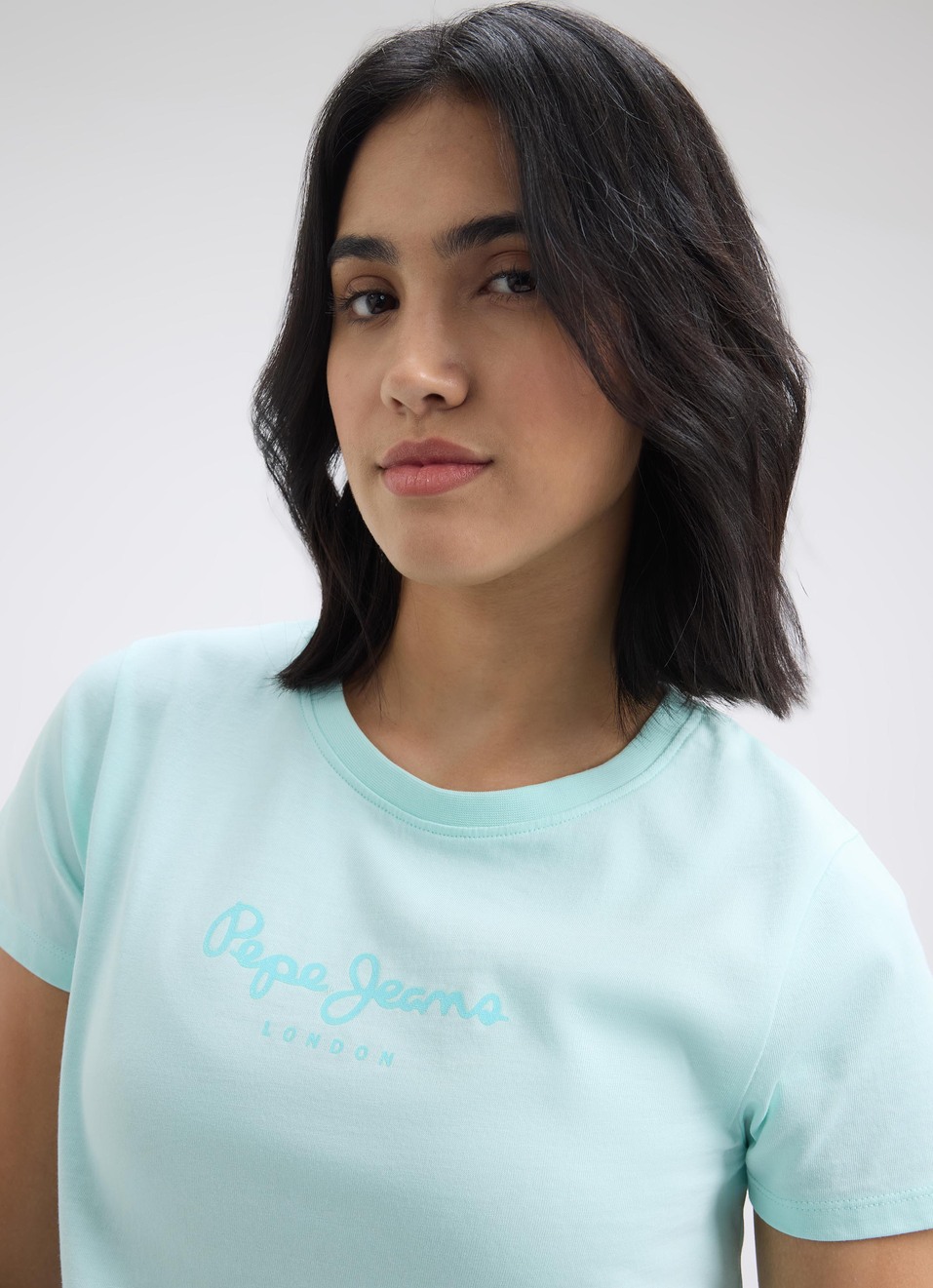 Women Blue Graphic Print Short Sleeve T-shirt, , large image number 4