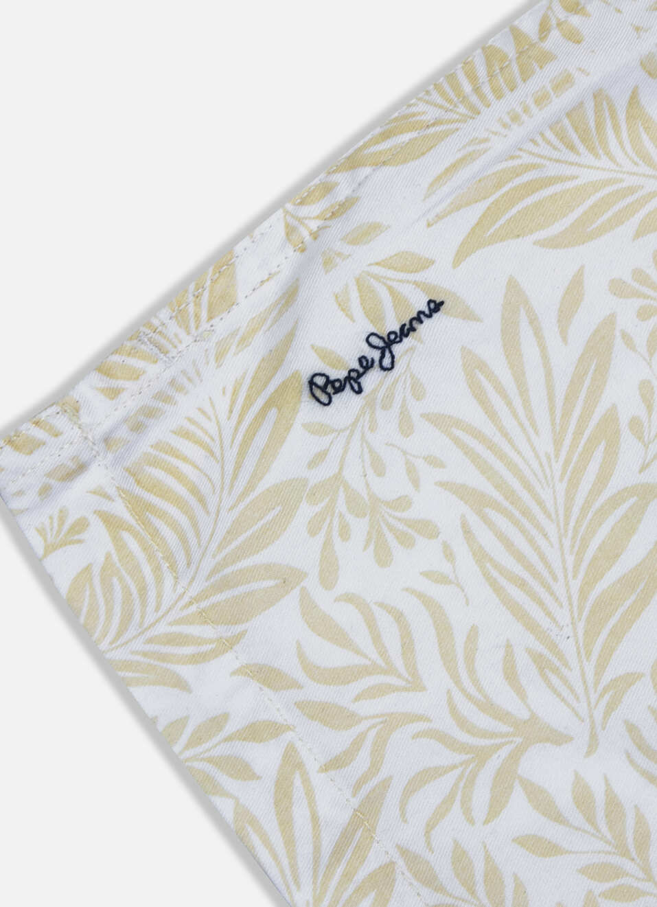 Boys Beige Resort Collar Short Sleeve Shirt, , large image number 3