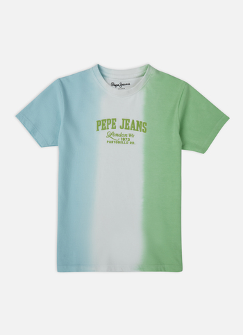 Boys Blue Graphic Print Short Sleeve T-shirt