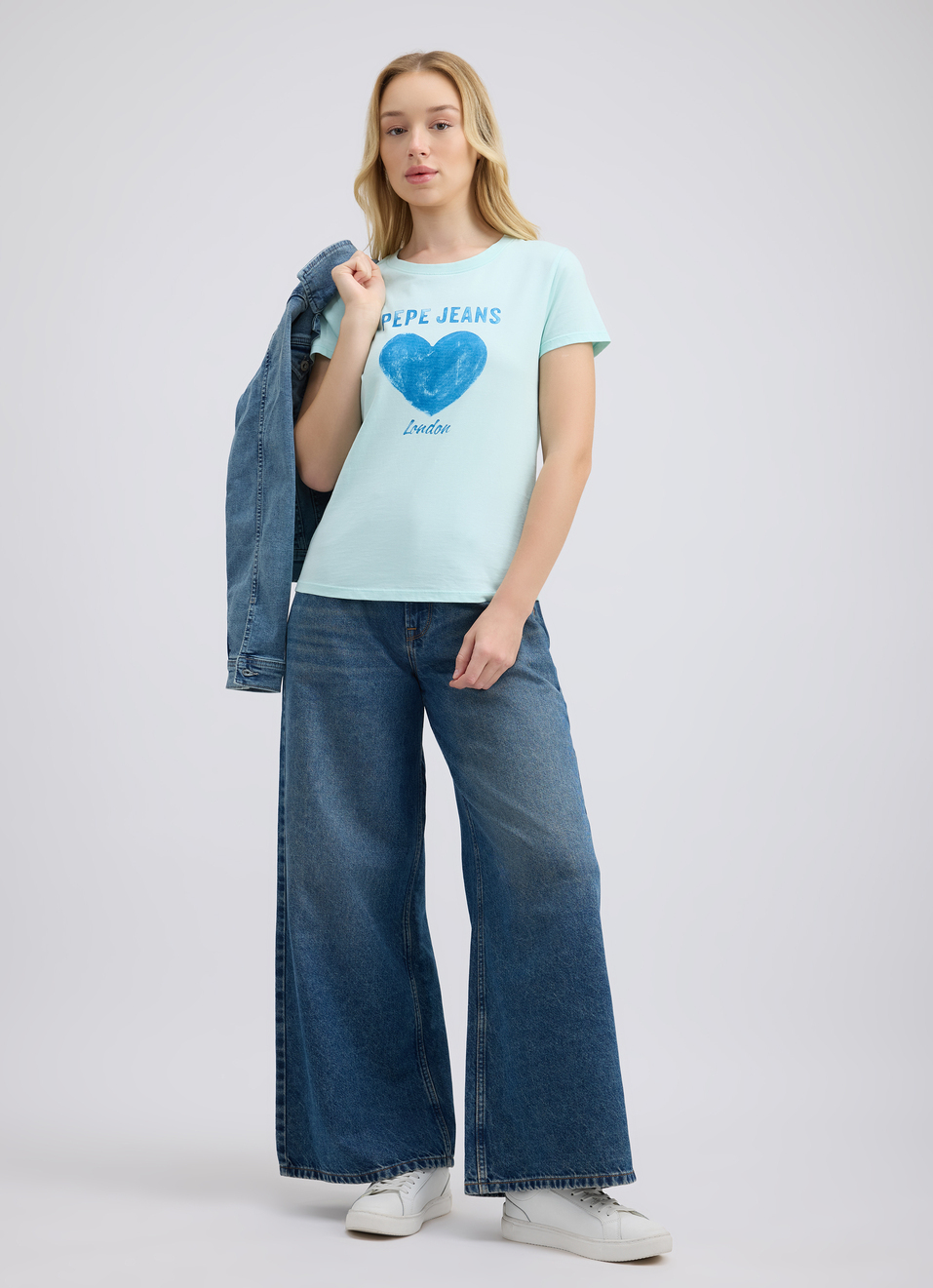 Women Blue Graphic Print Short Sleeve T-shirt, , large image number 5