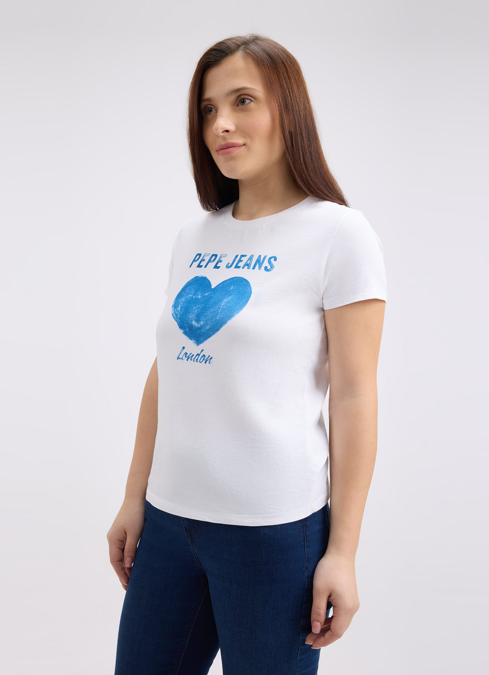 Women White Graphic Print Short Sleeve T-shirt, , large image number 3