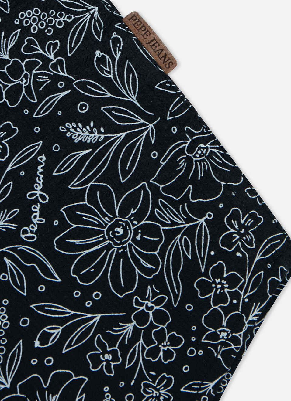 Boys Black Floral Full Sleeve Shirt, , large image number 3