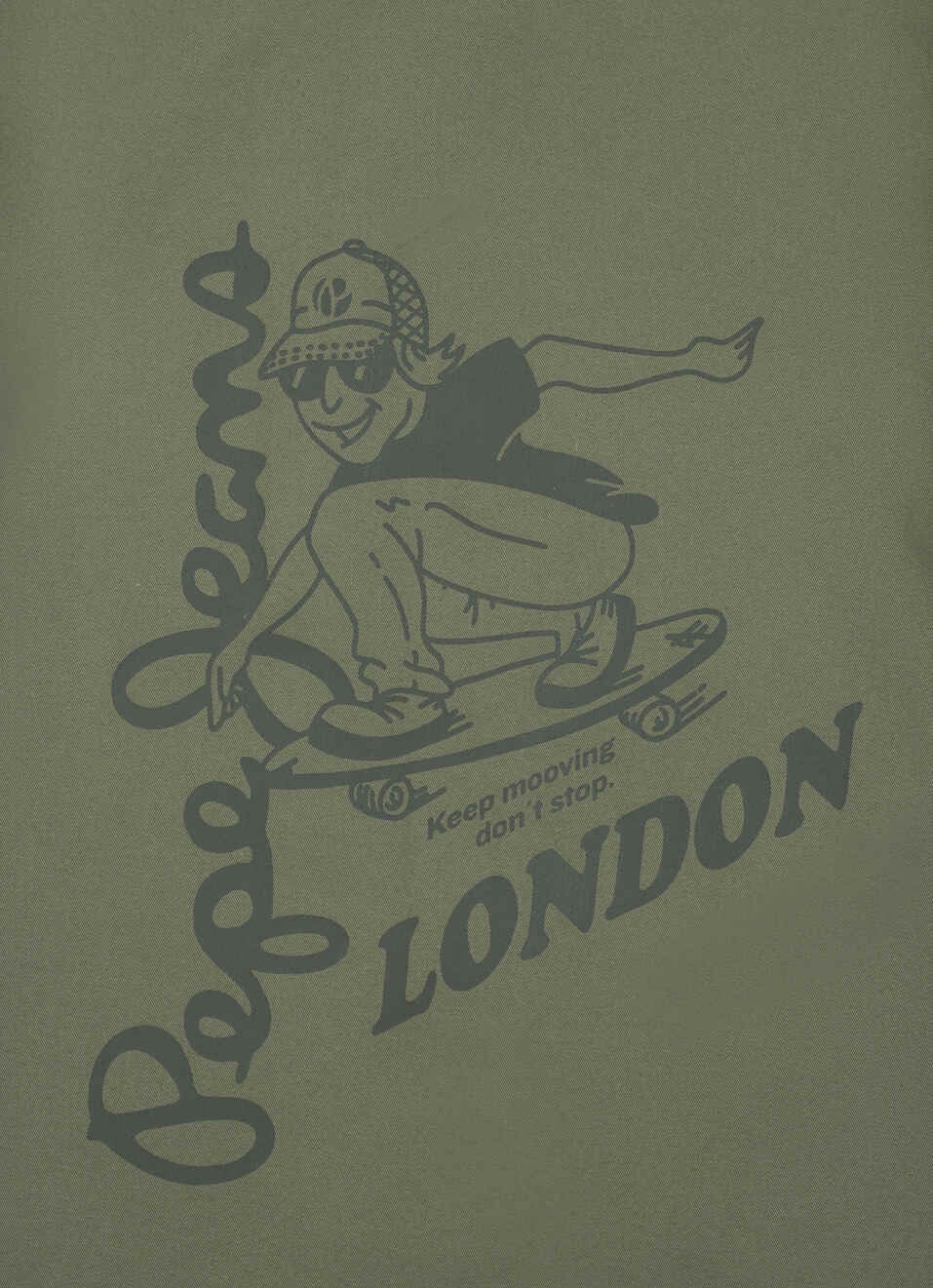 Boys Olive Double Pocket Full Sleeve Oversized Shirt, , large image number 3