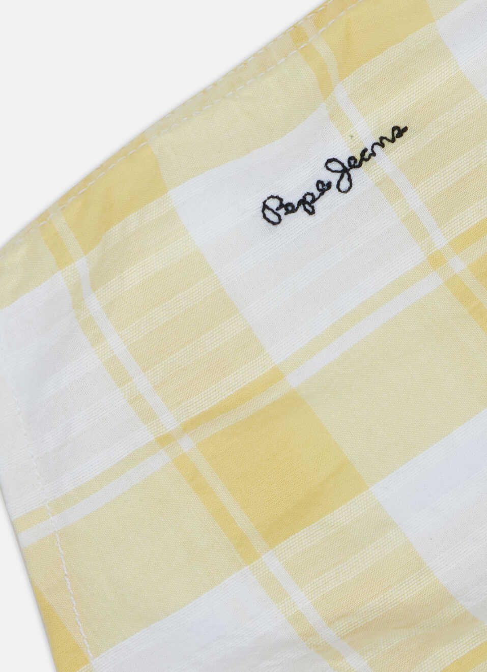 Boys Yellow Check Full Sleeve Shirt, , large image number 3