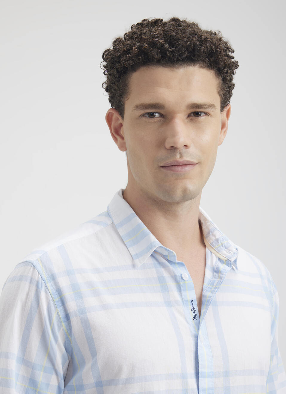 Men White Check Full Sleeve Shirt, , large image number 4
