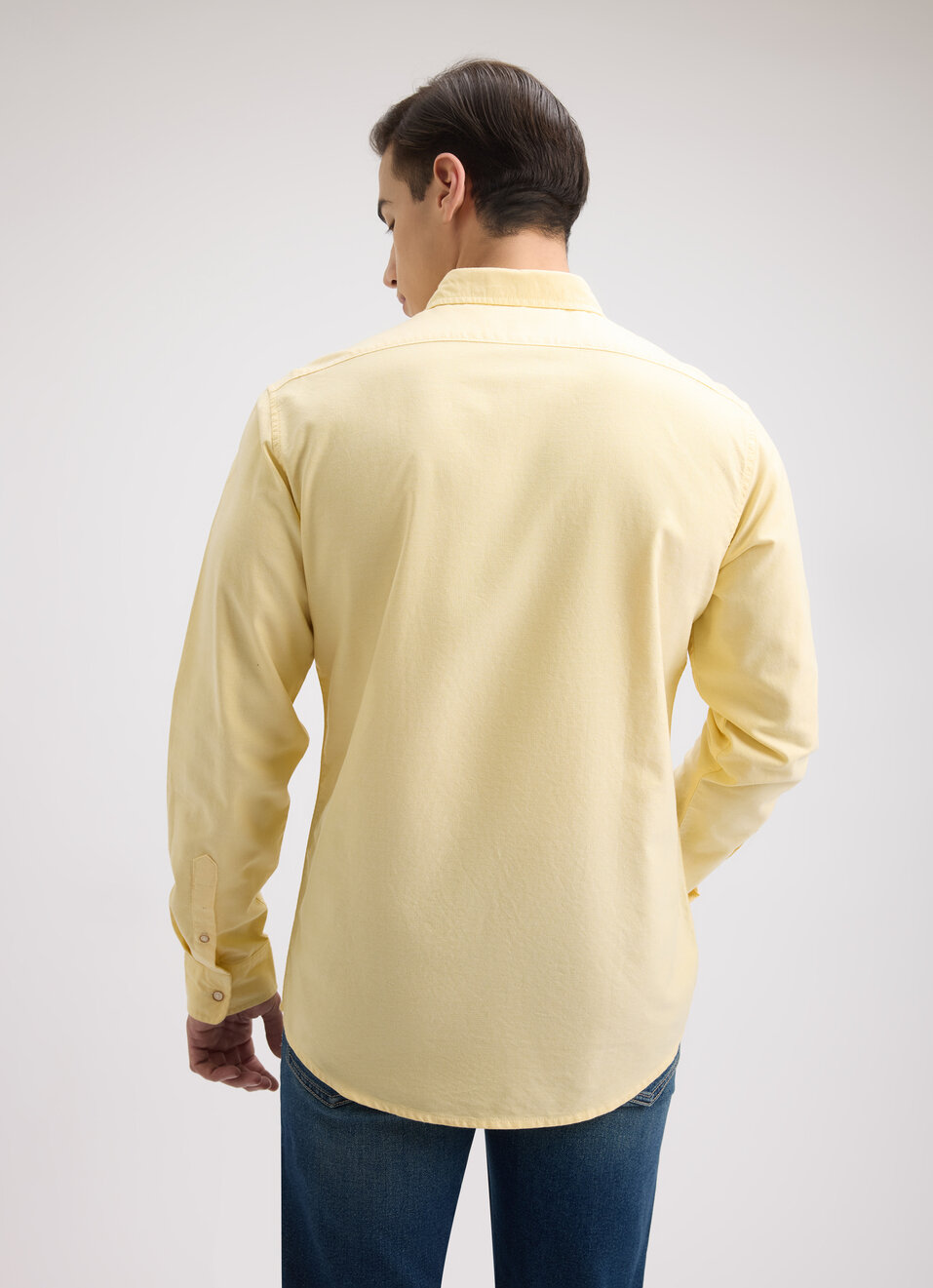 Men Yellow Full Sleeve Shirt, , large image number 2