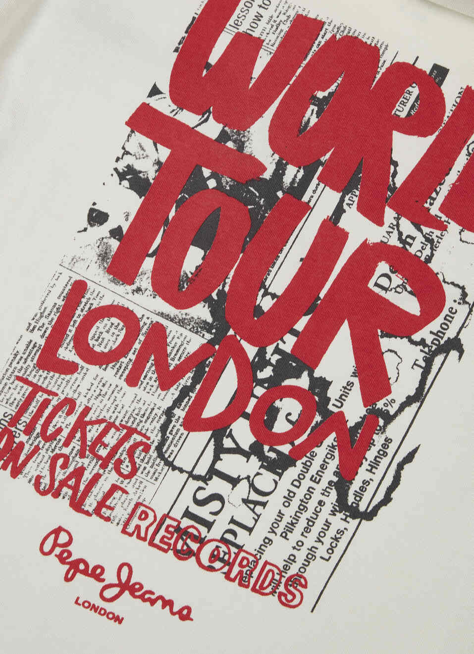 Boys Beige Back Print Short Sleeve Hooded T-shirt, , large image number 3