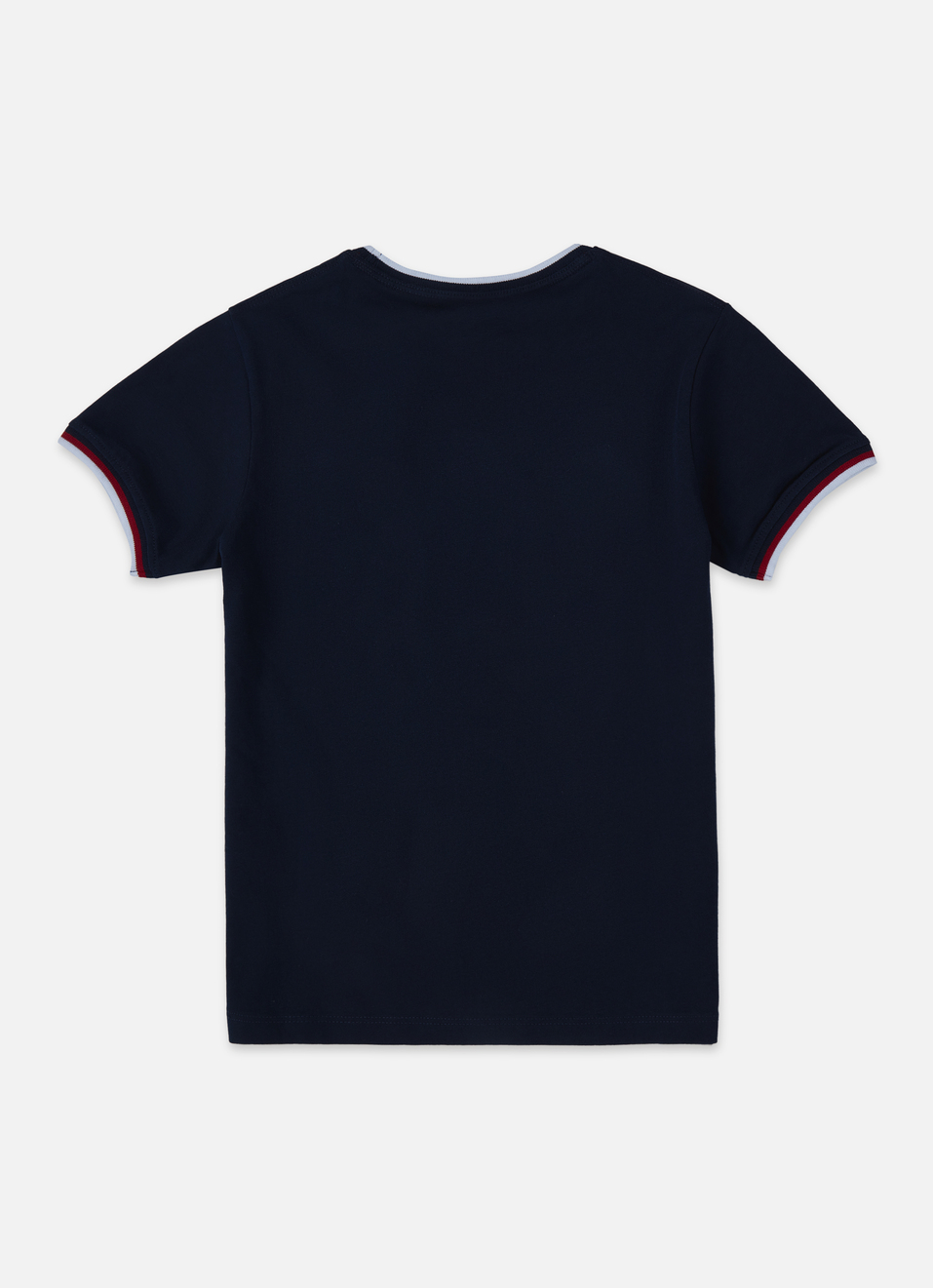 Boys Navy Letter Print Short Sleeve T-shirt, , large image number 1
