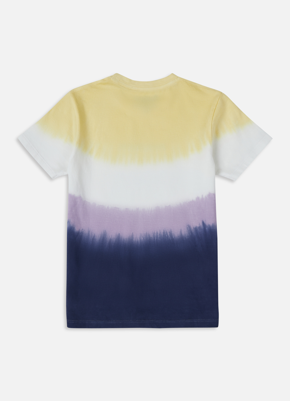 Boys Yellow Short Sleeve Tie Dye T-shirt, , large image number 1