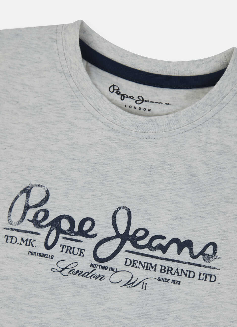 Boys White Back Print Short Sleeve T-shirt, , large image number 2