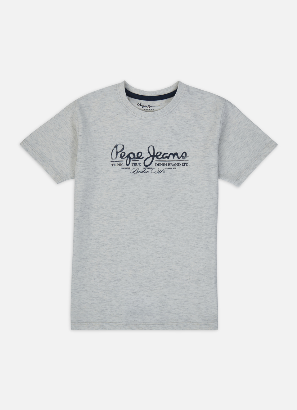 Boys White Back Print Short Sleeve T-shirt, , large image number 0