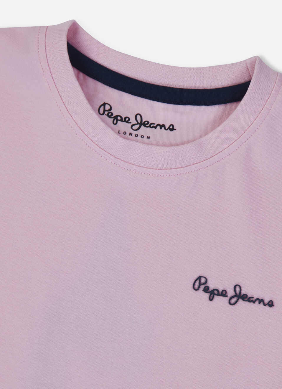 Boys Pink Back Print Short Sleeve T-shirt, , large image number 2