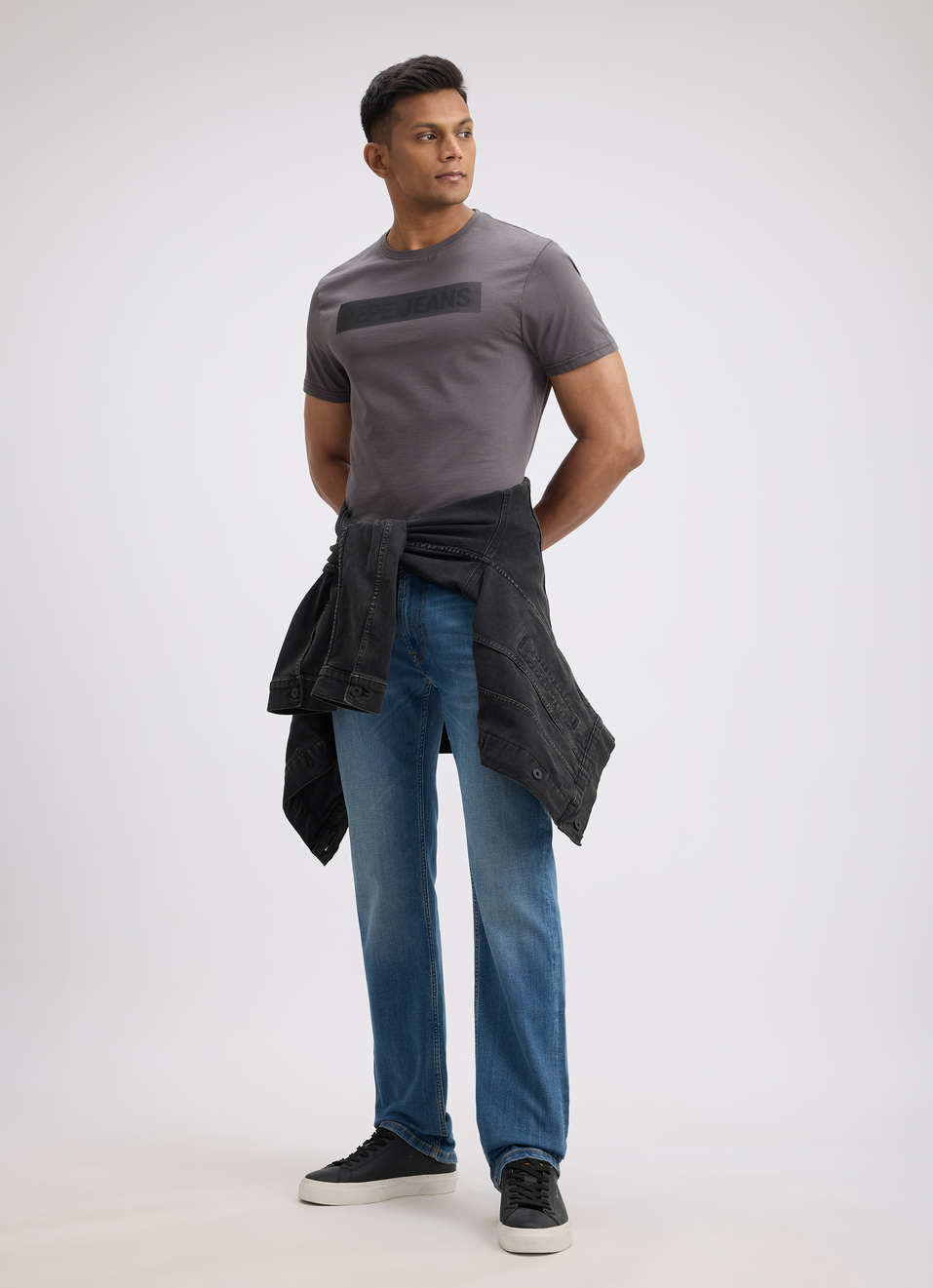 Men Grey Graphic Print Short Sleeve T-shirt, , large image number 5