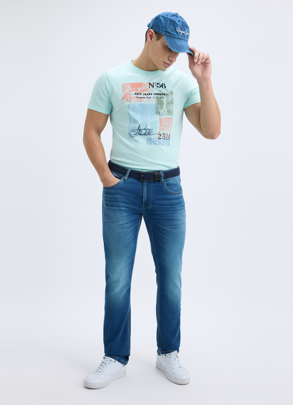 Men Green Photographic Print Short Sleeve T-shirt, , large image number 5