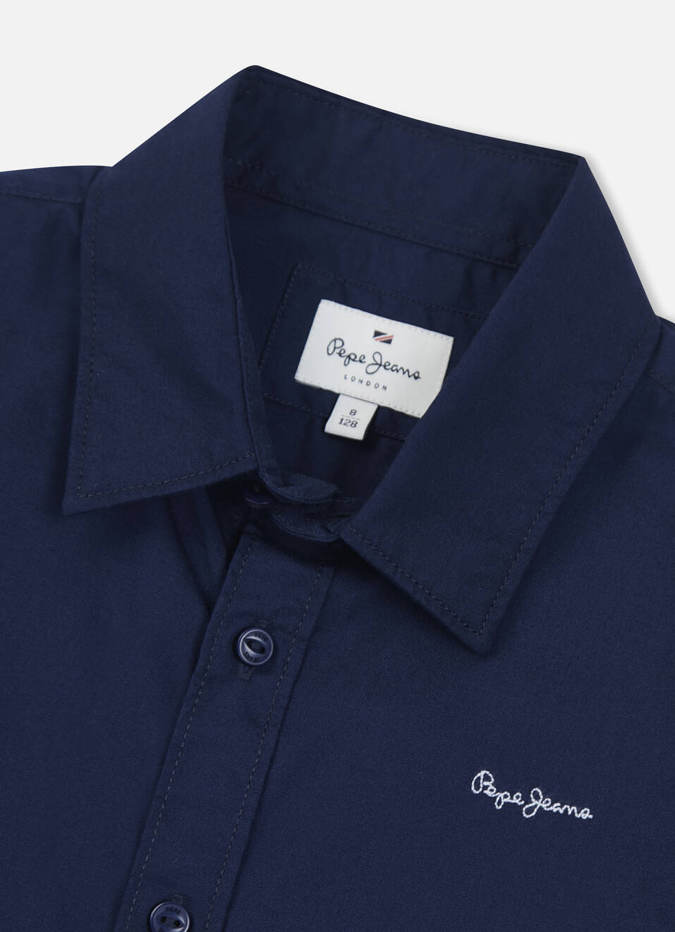 Boys Blue Full Sleeve Shirt, , large image number 2