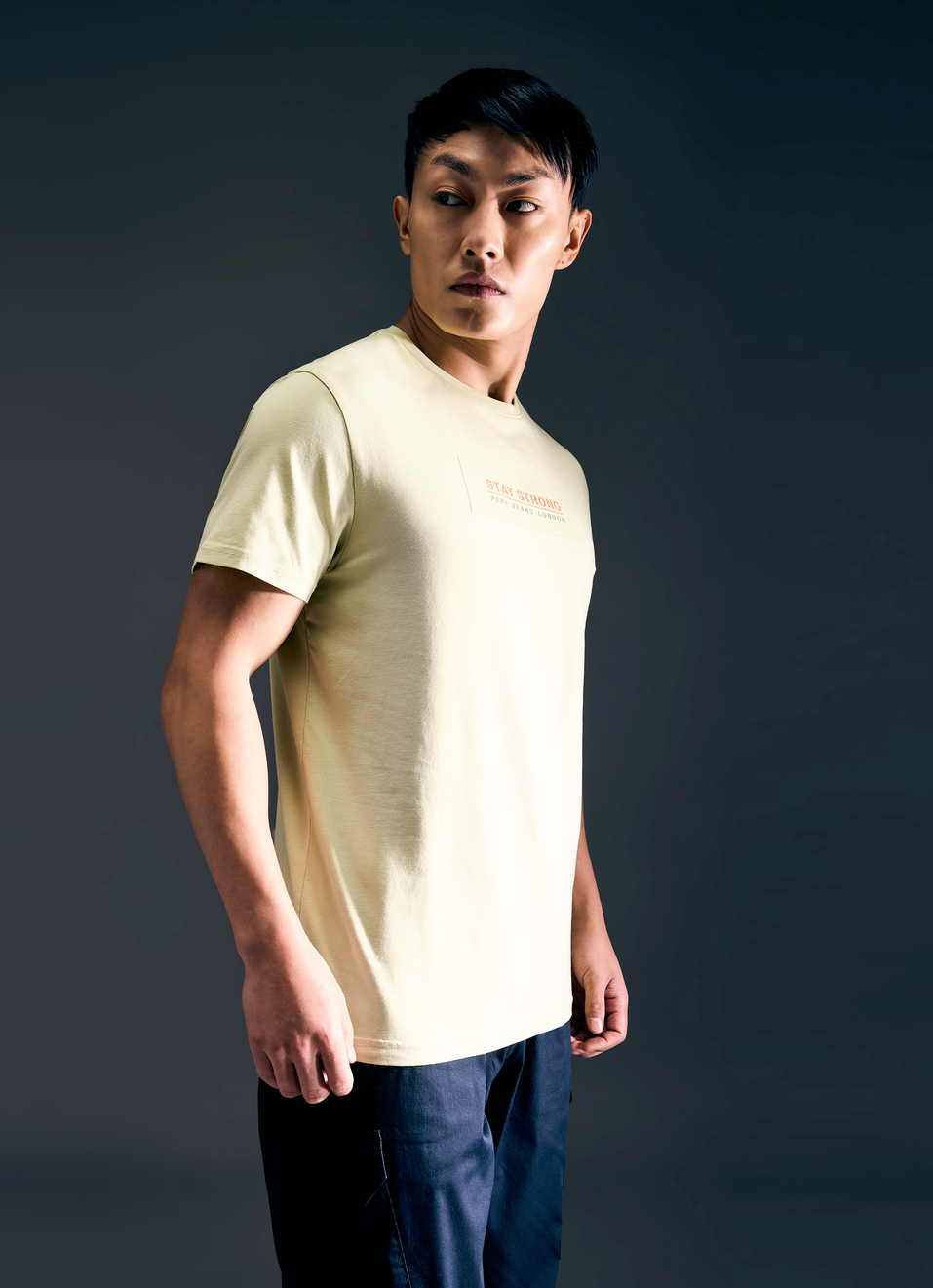 Men Green Graphic Print Short Sleeve Stretch T-shirt, , large image number 2