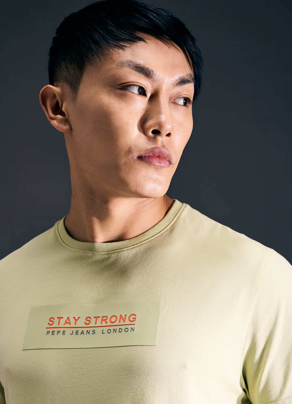 Men Green Graphic Print Short Sleeve Stretch T-shirt, , large image number 3