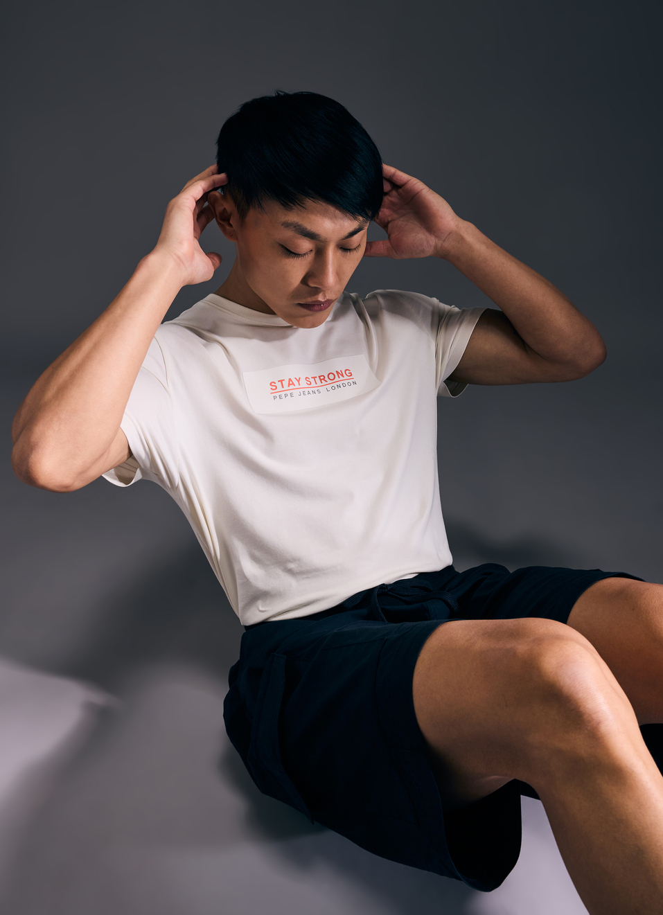 Men Ecru Graphic Print Short Sleeve Stretch T-shirt, , large image number 0