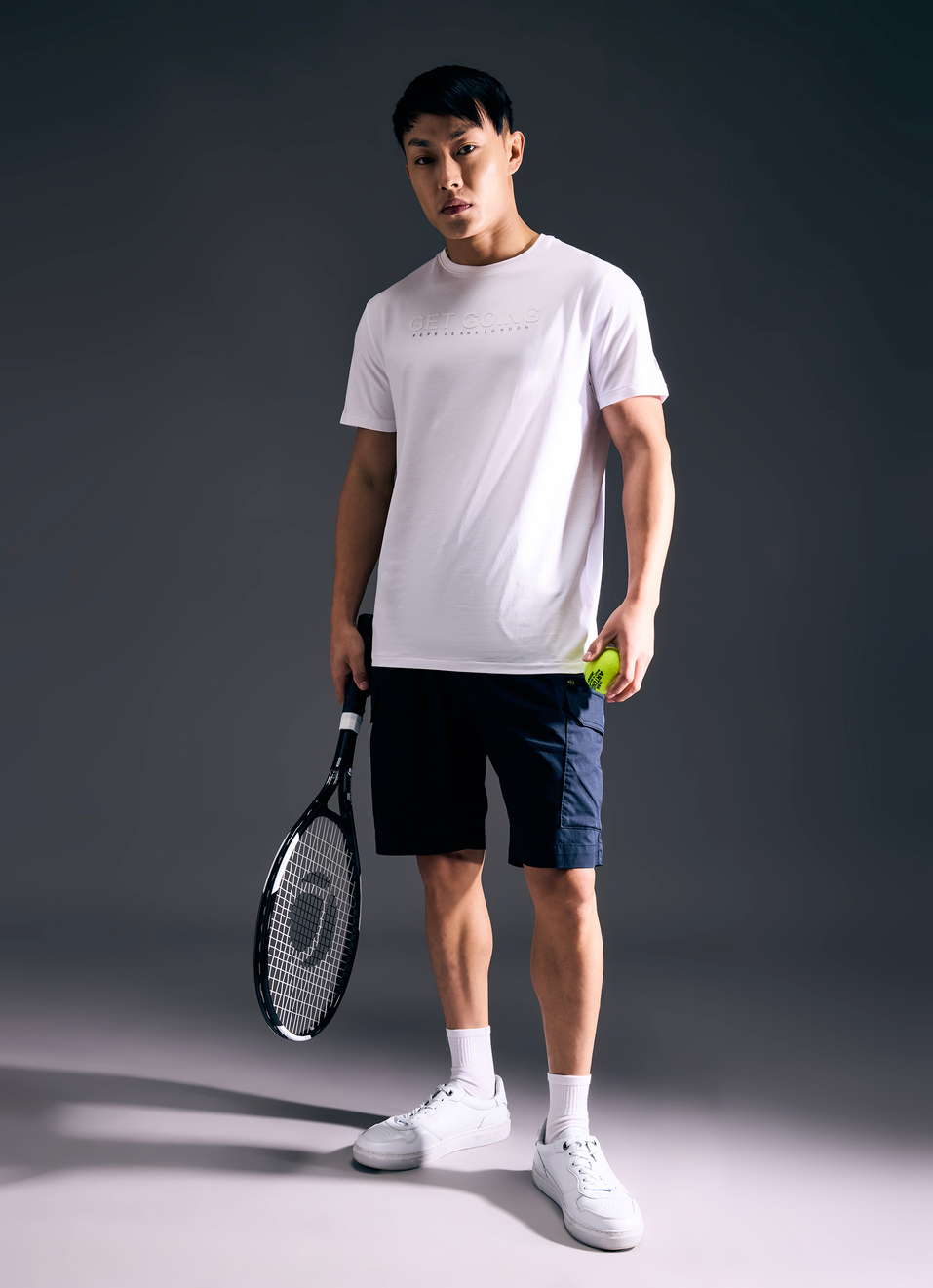 Men White Short Sleeve Stretch T-shirt, , large image number 5