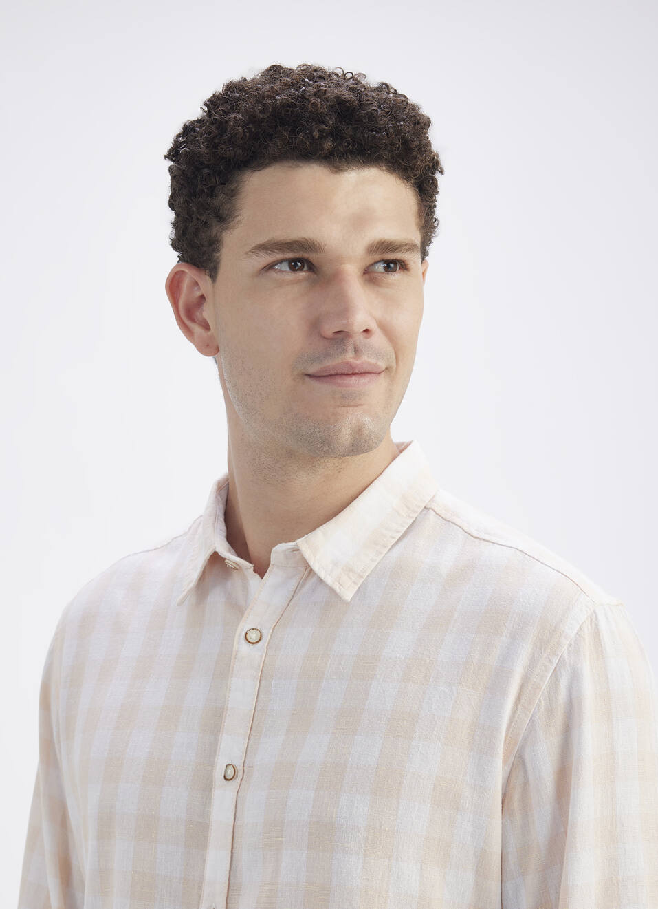 Men Pink Check Full Sleeve Shirt, , large image number 4