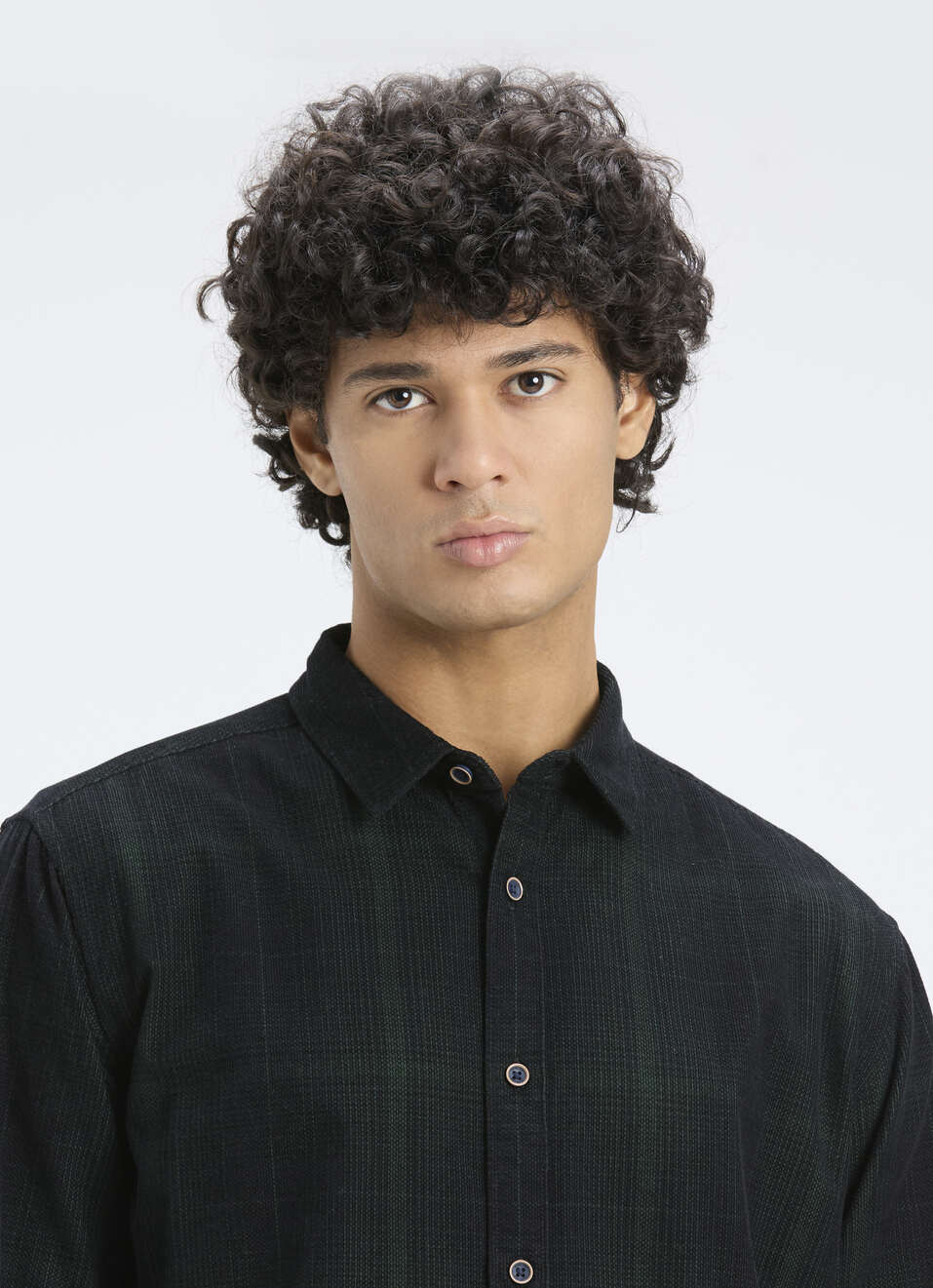 Men Green Corduory Check Regular Fit Full Sleeve Shirt, , large image number 4