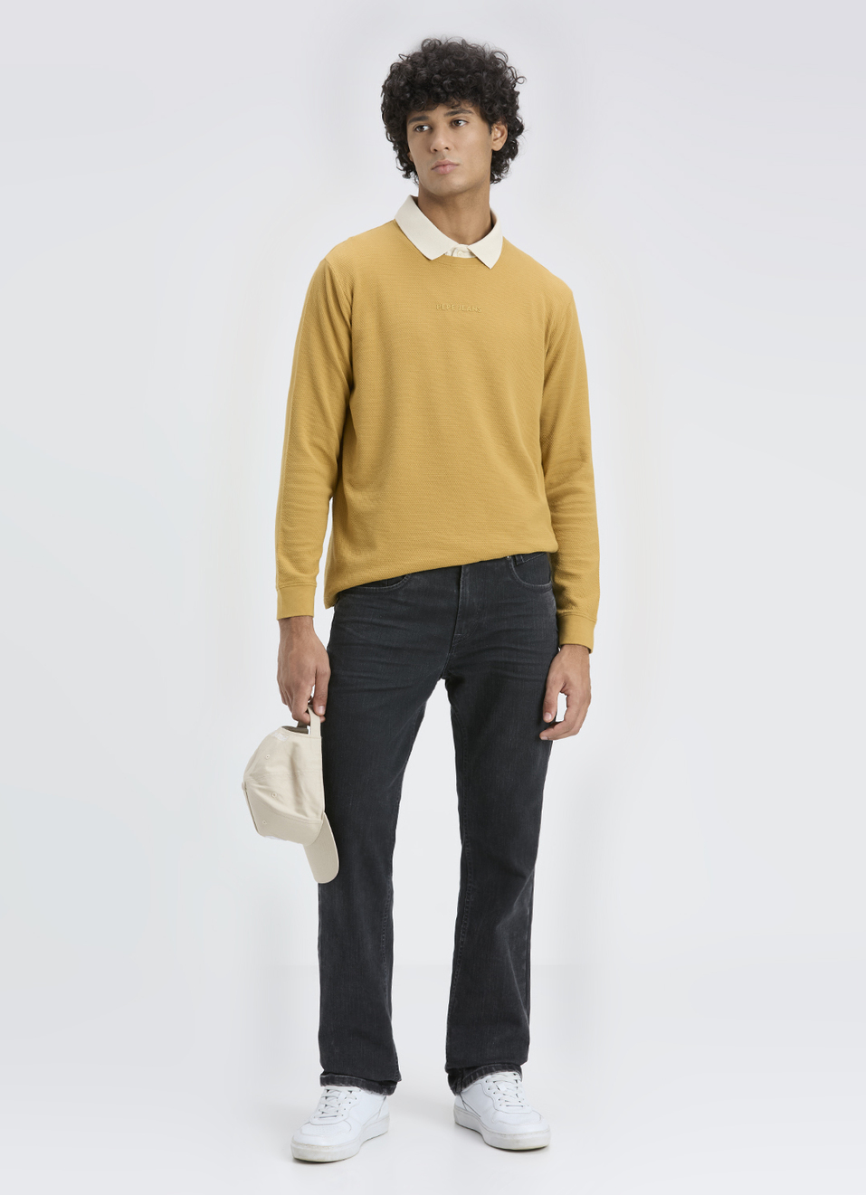 Men Brown Textured Full Sleeve T-shirt, , large image number 5