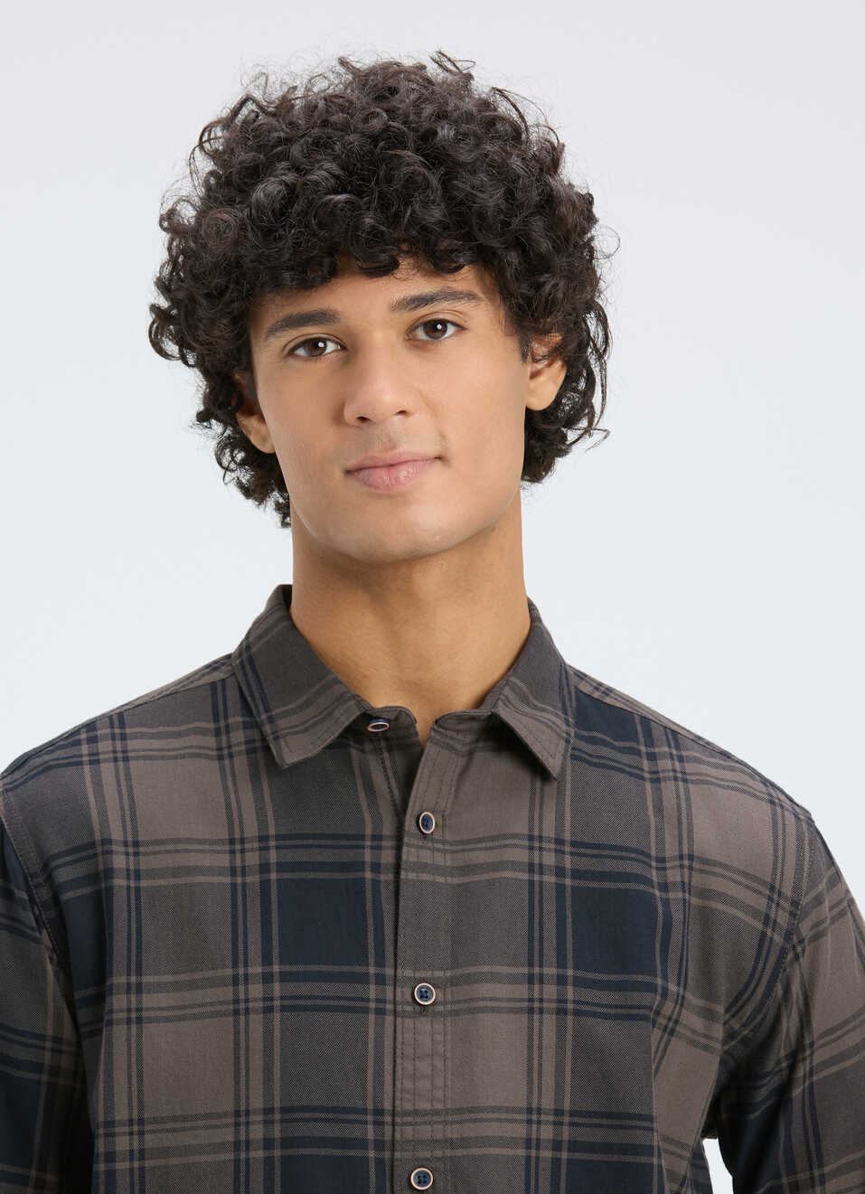 Men Black Blotch Check Full Sleeve Shirt, , large image number 4