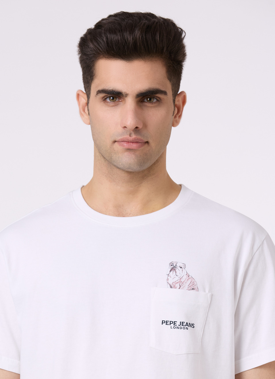 Men White Graphic Print Relaxed Fit Short Sleeve T-shirt, , large image number 4