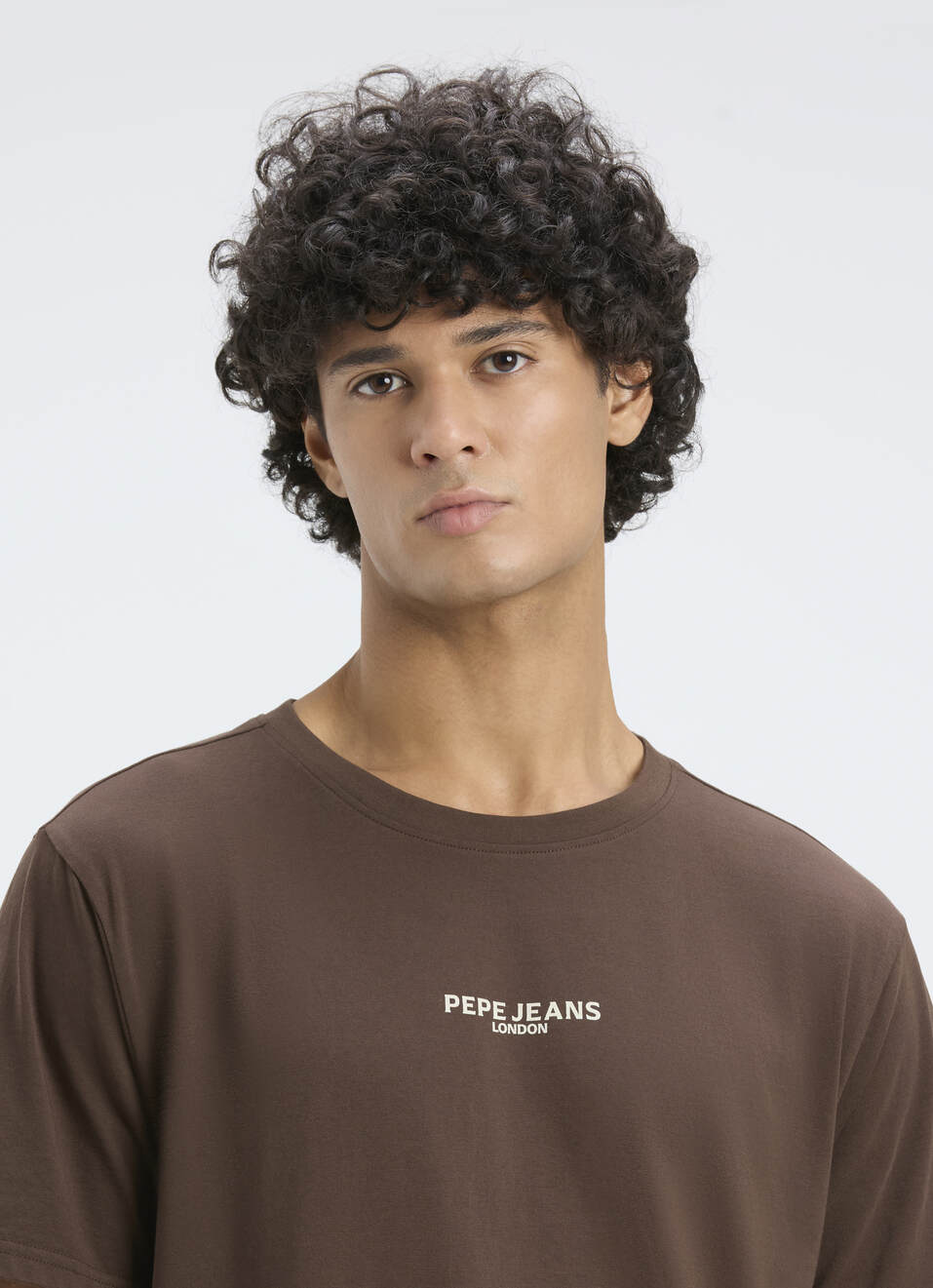 Men Brown Back Print Relaxed Fit Short Sleeve T-shirt, , large image number 4