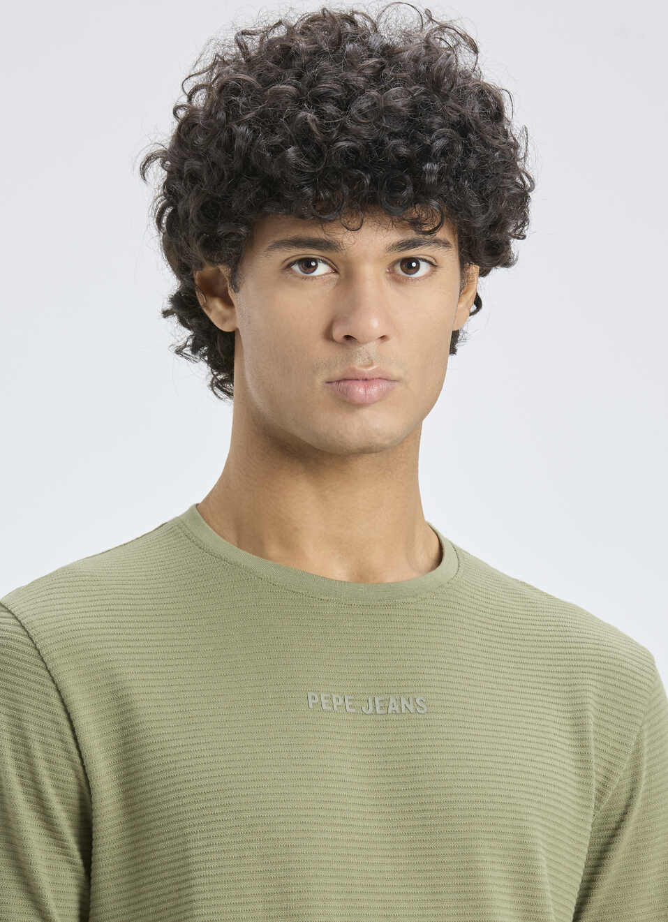 Men Green Crew Neck Full Sleeve T-shirt, , large image number 4