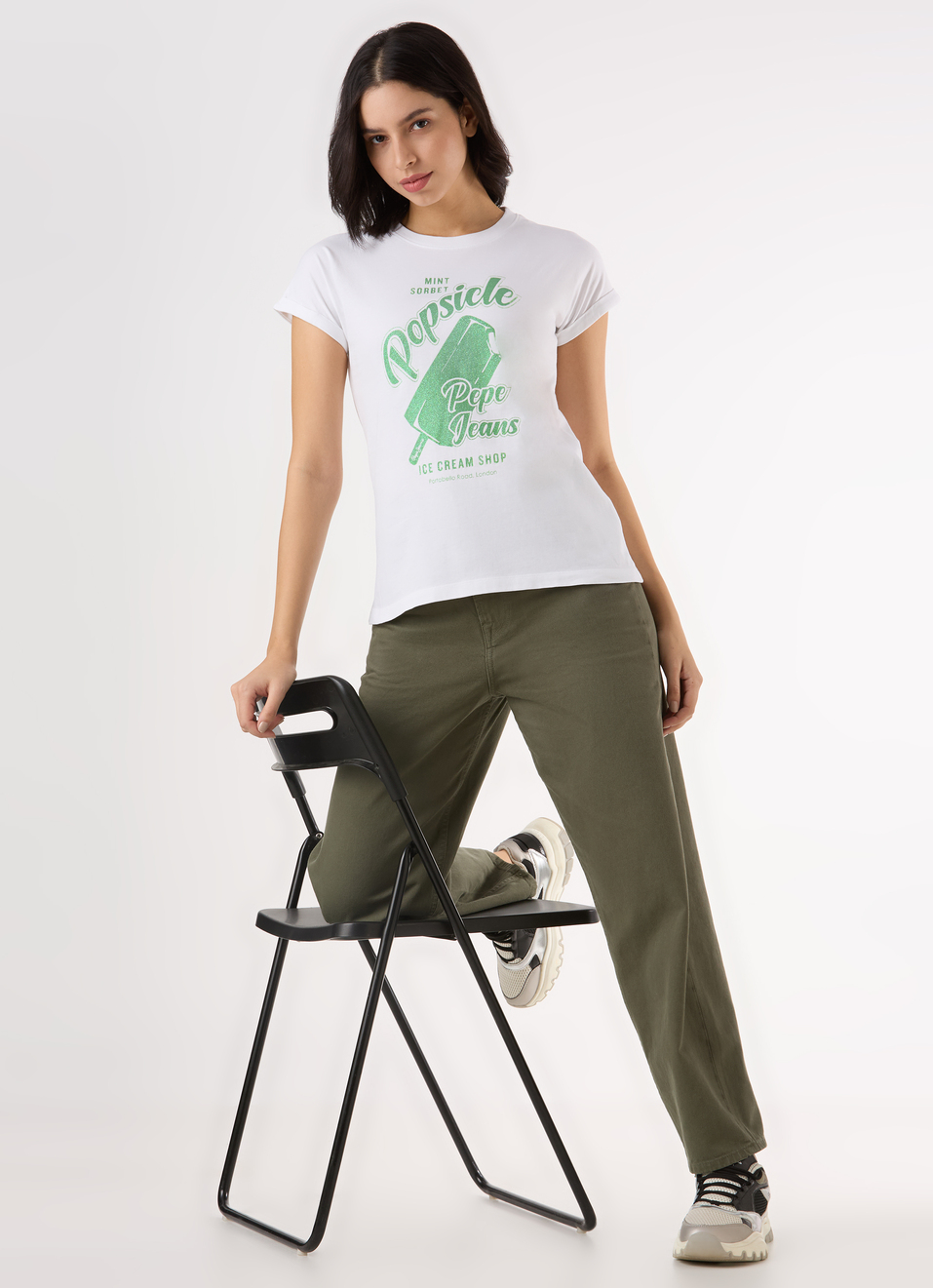 Women White Graphic Print Comfort Short Sleeve T-shirt, , large image number 5