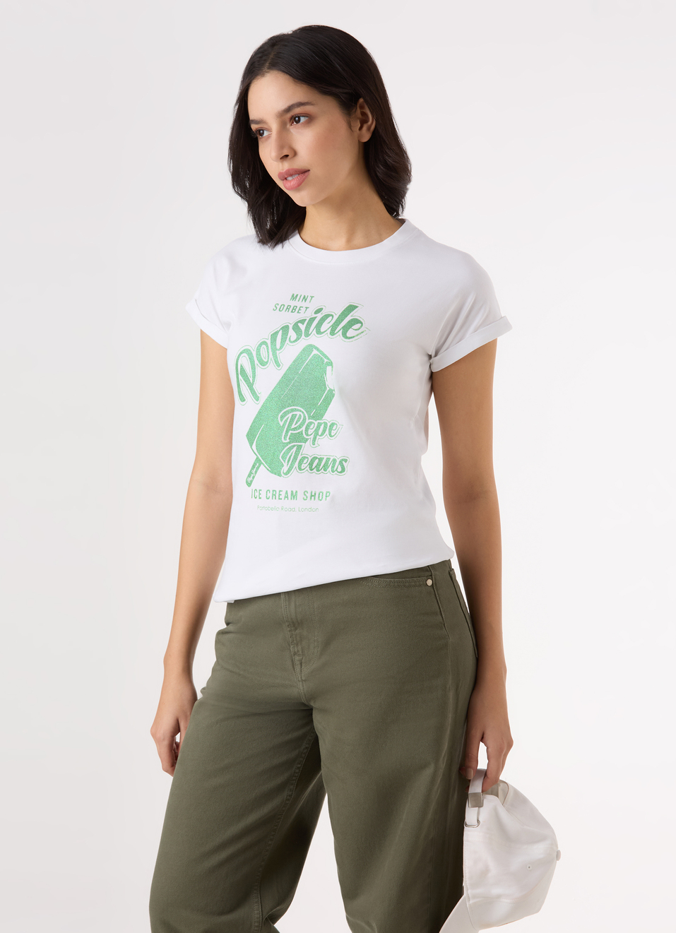 Women White Graphic Print Comfort Short Sleeve T-shirt, , large image number 0