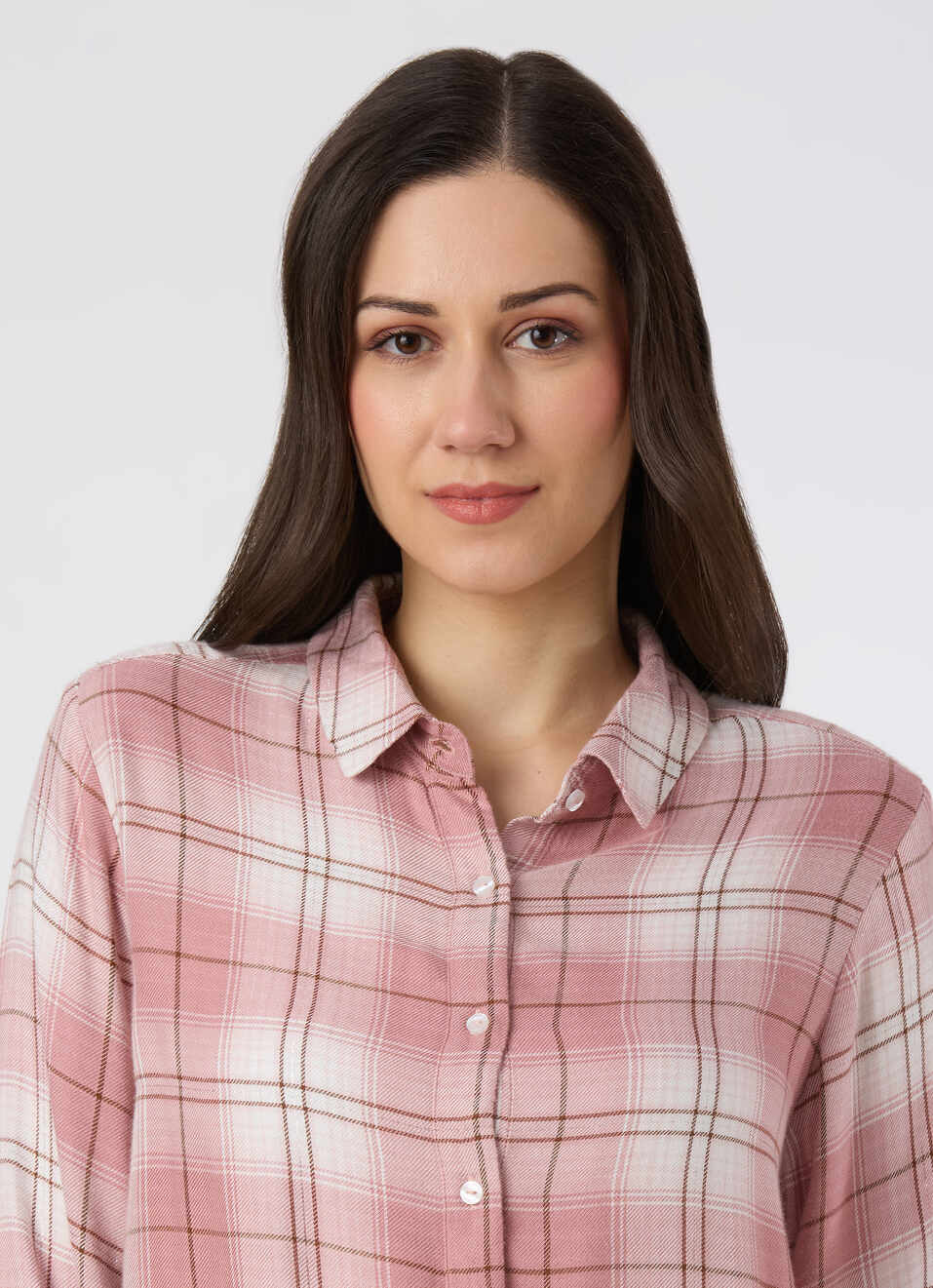 Women Pink Regular Fit Checked Casual Shirt, , large image number 4