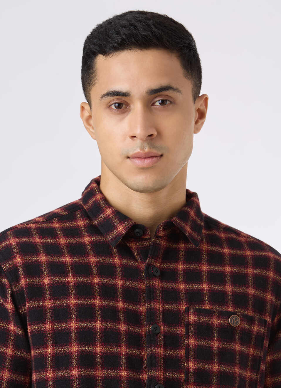 Men Black Check Full Sleeve Shirt, , large image number 4